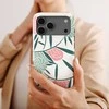 Voltuna Dėklas „Pastel Botanical Lines“ su MagSafe Apple iPhone 13-17 modeliams