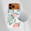 Voltuna Dėklas „Pastel Botanical Lines“ su MagSafe Apple iPhone 13-17 modeliams