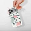 Voltuna Dėklas „Pastel Botanical Lines“ su MagSafe Apple iPhone 13-17 modeliams
