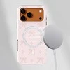 Voltuna Dėklas „Pastel Bow Sparkles“ su MagSafe Apple iPhone 13-17 modeliams