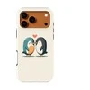 Voltuna Dėklas „Penguin Lovebirds“ su MagSafe Apple iPhone 13-17 modeliams