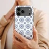 Voltuna Dėklas „Petite Indigo Pattern“ su MagSafe Apple iPhone 13-17 modeliams