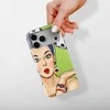 Voltuna Dėklas „Pop Art Surprise Girl“ su MagSafe Apple iPhone 13-17 modeliams