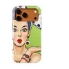 Voltuna Dėklas „Pop Art Surprise Girl“ su MagSafe Apple iPhone 13-17 modeliams