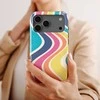 Voltuna Dėklas „Rainbow Groove“ su MagSafe Apple iPhone 13-17 modeliams