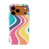Voltuna Dėklas „Rainbow Groove“ su MagSafe Apple iPhone 13-17 modeliams