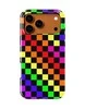 Voltuna Dėklas „Rainbow Pixel Grid“ su MagSafe Apple iPhone 13-17 modeliams