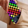 Voltuna Dėklas „Rainbow Pixel Grid“ su MagSafe Apple iPhone 13-17 modeliams