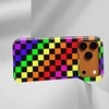 Voltuna Dėklas „Rainbow Pixel Grid“ su MagSafe Apple iPhone 13-17 modeliams