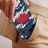 Voltuna Dėklas „Raudona Sun Waves“ su MagSafe Apple iPhone 13-17 modeliams