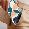Voltuna Dėklas „Retro Geo Blocks“ su MagSafe Apple iPhone 13-17 modeliams