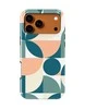 Voltuna Dėklas „Retro Geo Blocks“ su MagSafe Apple iPhone 13-17 modeliams