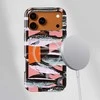 Voltuna Dėklas „Retro Ocean Blocks“ su MagSafe Apple iPhone 13-17 modeliams