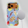 Voltuna Dėklas „Retro Picnic Delight“ su MagSafe Apple iPhone 13-17 modeliams
