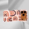 Voltuna Dėklas „Retro Rainbow Marks“ su MagSafe Apple iPhone 13-17 modeliams