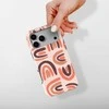 Voltuna Dėklas „Retro Rainbow Marks“ su MagSafe Apple iPhone 13-17 modeliams