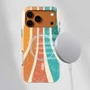 Voltuna Dėklas „Retro Streamlines“ su MagSafe Apple iPhone 13-17 modeliams