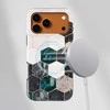 Voltuna Dėklas „Rose &amp; Onyx Hexa Blend“ su MagSafe Apple iPhone 13-17 modeliams