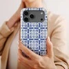 Voltuna Dėklas „Royal Indigo Tilework“ su MagSafe Apple iPhone 13-17 modeliams
