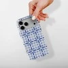 Voltuna Dėklas „Royal Indigo Tilework“ su MagSafe Apple iPhone 13-17 modeliams