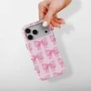 Voltuna Dėklas „Rožinė Candy Bows“ su MagSafe Apple iPhone 13-17 modeliams