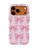 Voltuna Dėklas „Rožinė Candy Bows“ su MagSafe Apple iPhone 13-17 modeliams