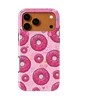 Voltuna Dėklas „Rožinė Frosted Donuts“ su MagSafe Apple iPhone 13-17 modeliams