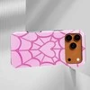 Voltuna Dėklas „Rožinė Heart Web“ su MagSafe Apple iPhone 13-17 modeliams