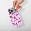 Voltuna Dėklas „Rožinė Jungle Cats“ su MagSafe Apple iPhone 13-17 modeliams