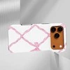 Voltuna Dėklas „Rožinė Lattice Elegance“ su MagSafe Apple iPhone 13-17 modeliams