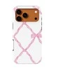 Voltuna Dėklas „Rožinė Lattice Elegance“ su MagSafe Apple iPhone 13-17 modeliams