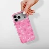 Voltuna Dėklas „Rožinė Rodeo Pattern“ su MagSafe Apple iPhone 13-17 modeliams
