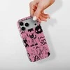 Voltuna Dėklas „Rožinė Sketchy Cat Chaos“ su MagSafe Apple iPhone 13-17 modeliams