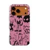 Voltuna Dėklas „Rožinė Sketchy Cat Chaos“ su MagSafe Apple iPhone 13-17 modeliams