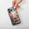 Voltuna Dėklas „Sakura Tram Street“ su MagSafe Apple iPhone 13-17 modeliams