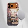 Voltuna Dėklas „Sakura Tram Street“ su MagSafe Apple iPhone 13-17 modeliams
