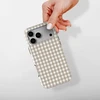 Voltuna Dėklas „Sand Plaid Comfort“ su MagSafe Apple iPhone 13-17 modeliams