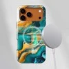 Voltuna Dėklas „Sapphire Ember Flow“ su MagSafe Apple iPhone 13-17 modeliams