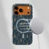 Voltuna Dėklas „Sapphire Fanburst“ su MagSafe Apple iPhone 13-17 modeliams