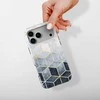 Voltuna Dėklas „Sapphire Honeycomb Luxe“ su MagSafe Apple iPhone 13-17 modeliams