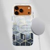 Voltuna Dėklas „Sapphire Honeycomb Luxe“ su MagSafe Apple iPhone 13-17 modeliams
