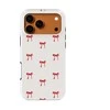 Voltuna Dėklas „Scarlet Charm Bows“ su MagSafe Apple iPhone 13-17 modeliams
