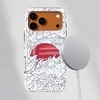 Voltuna Dėklas „Scarlet Rising Sun“ su MagSafe Apple iPhone 13-17 modeliams
