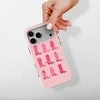 Voltuna Dėklas „Shades of Rožinė Boots“ su MagSafe Apple iPhone 13-17 modeliams