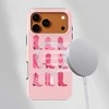 Voltuna Dėklas „Shades of Rožinė Boots“ su MagSafe Apple iPhone 13-17 modeliams