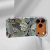 Voltuna Dėklas „Sidabrinis Leaf Elegance“ su MagSafe Apple iPhone 13-17 modeliams