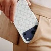 Voltuna Dėklas „Sky Mėlyna Lattice Bow“ su MagSafe Apple iPhone 13-17 modeliams