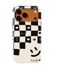 Voltuna Dėklas „Smiley Checker Fun“ su MagSafe Apple iPhone 13-17 modeliams