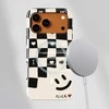 Voltuna Dėklas „Smiley Checker Fun“ su MagSafe Apple iPhone 13-17 modeliams