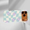 Voltuna Dėklas „Spring Blossom Check“ su MagSafe Apple iPhone 13-17 modeliams